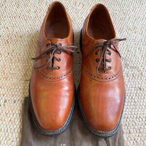 Allen Edmonds Flatiron Dress Shoes Brown Leather Men's Size 9.5 D